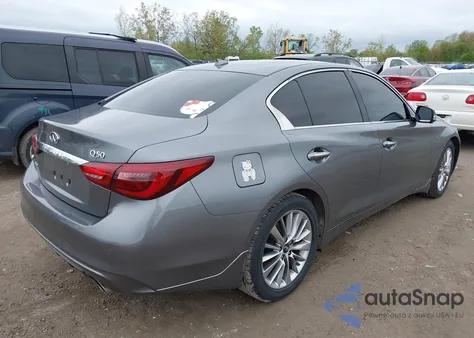 2019 Infiniti Q50 3.0T Luxe from USA, damaged, VIN JN1EV7AR6KM550265